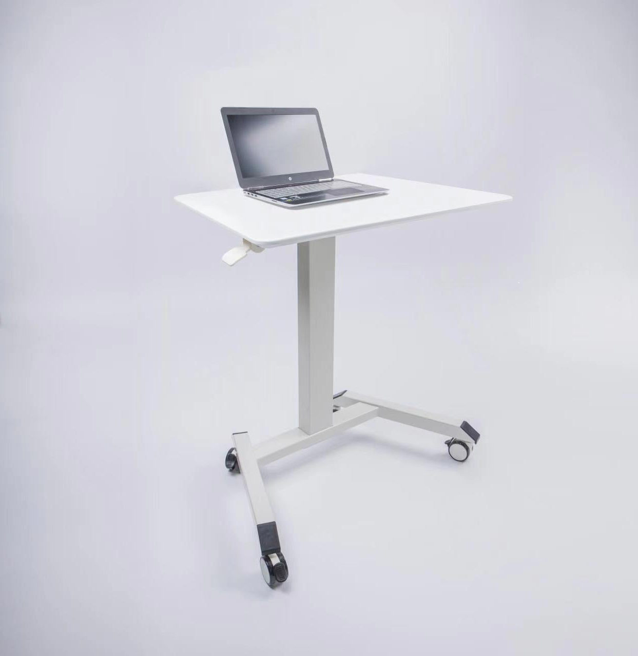 Compact Tech Desk Standing and Adjustable Desk - Grand Goldman