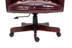 Executive Office Chair  Comfortable Desk Chair - Ergonomic Design - Thick Padded Seat and Backrest - PU Leather Desk Chair wi