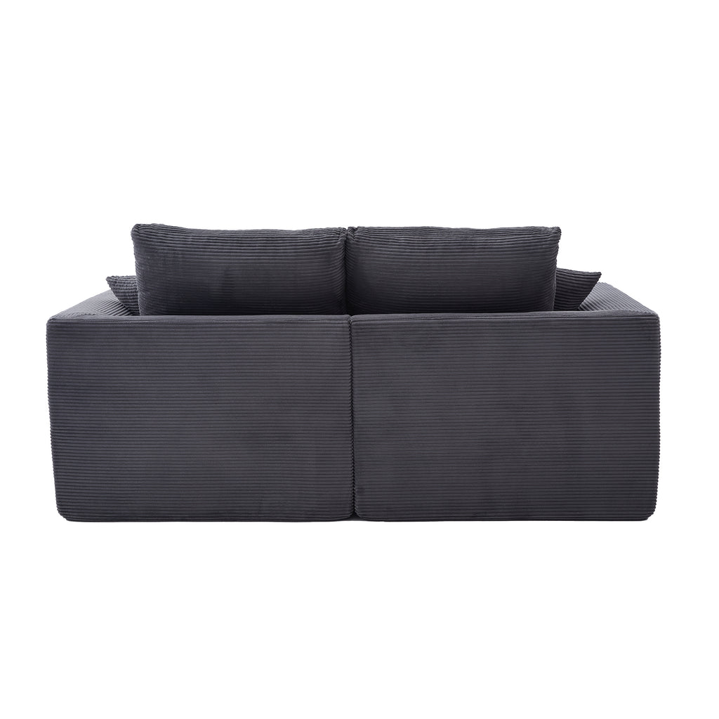 UNITED WE WIN Modular Sectional Sofa Cloud Couch,Comfy Cloud Modern Sofa,2 Seater with Cushion Covers Removable Furniture for Living Room Bedroom Apartments Dorms,No Assembly Required - Grand Goldman Shop