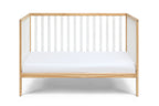 Deux Remi 3-in-1 Convertible Island Crib Natural/White - Grand Goldman