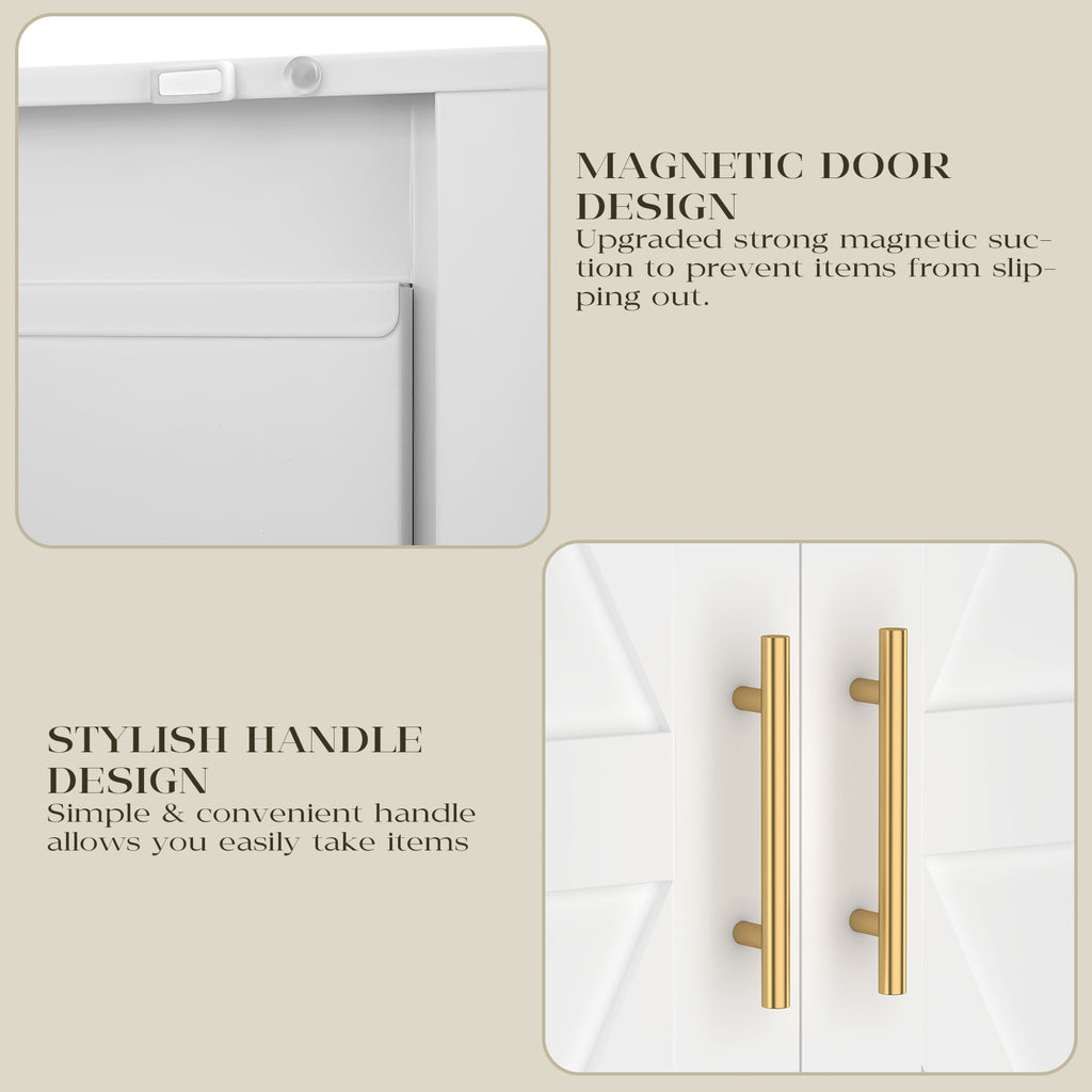 Metal Adjustable 2 Doors Metal Storage Cabinet Kitchen Pantry Cabinet With Adjustable Shelves all Steel Cabinet Locker For Ki