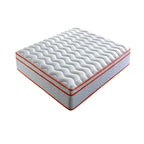 King Mattress, 12 Inch Hybrid Mattress Euro Top Medium Firm for Back & Lumbar Support, 100 Night Trial, Individual Pocket Spring Mattresses for Motion Isolation & Pressure Relief - Grand Goldman Shop
