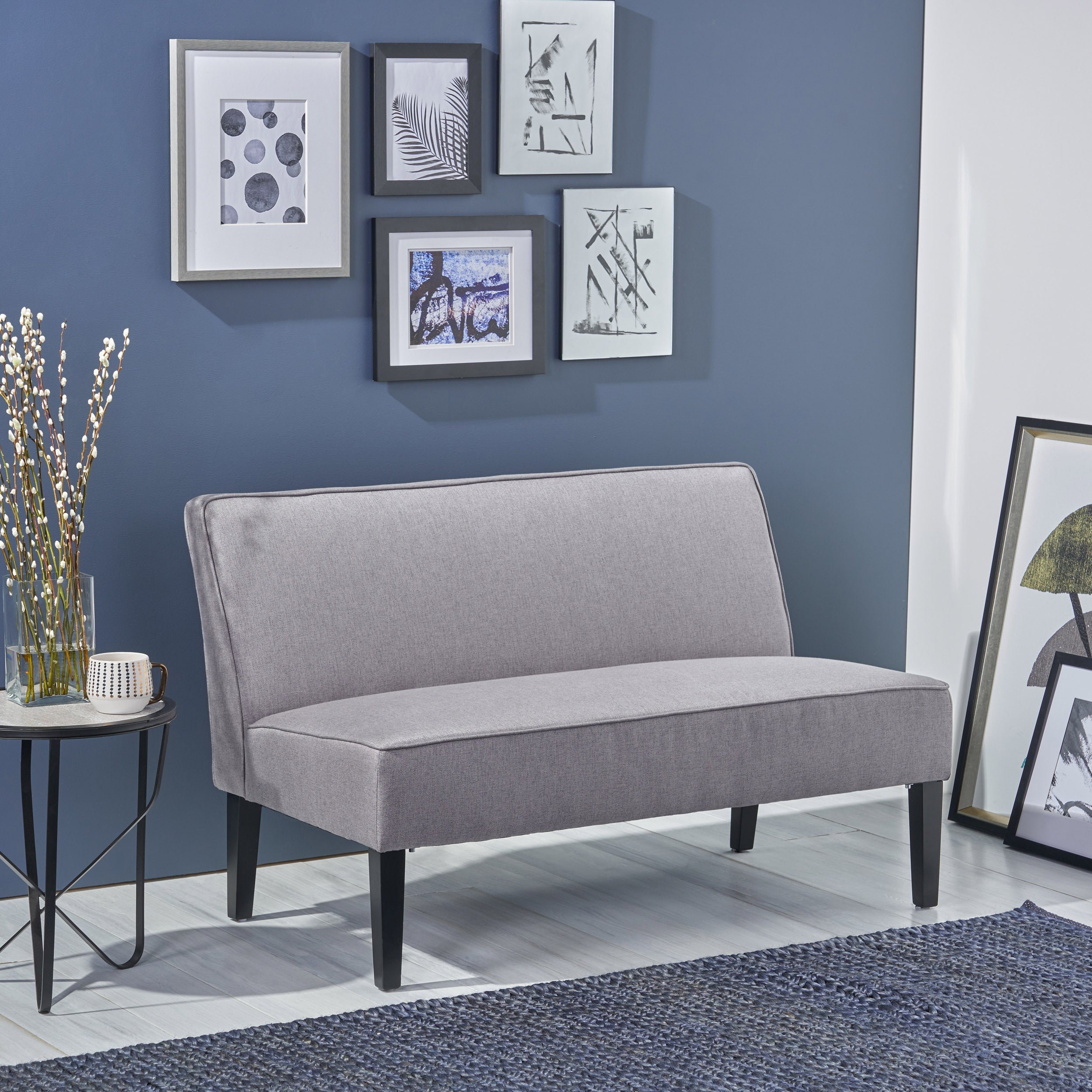 50'' Upholstered Loveseat - Grand Goldman Shop