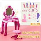 Kids Vanity Table,Kids Vanity Set - Grand Goldman