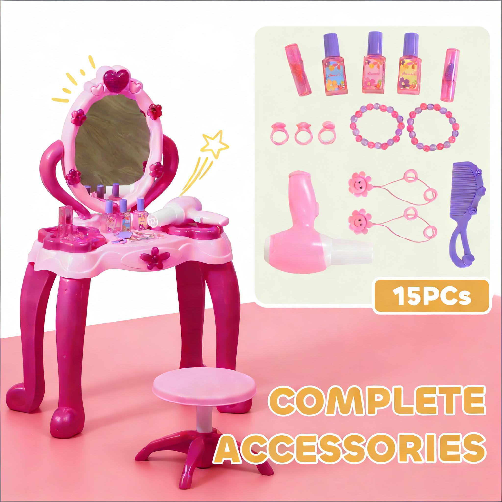 Kids Vanity Table,Kids Vanity Set - Grand Goldman