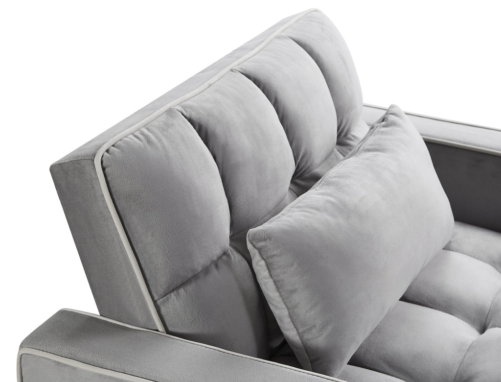 Convertible Sleeper Chair Sofa Bed Adjustable Pull Out Sleeper Chair Bed Multi-Pockets Folding Sofa Bed for Living Room Bedroom Small Space,3-in-1 Sofa Bed - Grand Goldman Shop