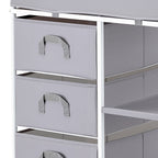 Baby Changing Table Portable Diaper Change Station with 3 Drawers & Wheels - Grand Goldman