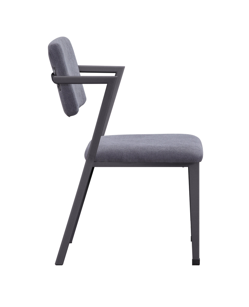 Cargo Gray Fabric & Gunmetal Finish Office Chair - Grand Goldman