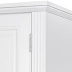 K&K 71' Tall Kitchen Pantry Cabinet with 3 Pull Out Cabinet Organizers, Farmhouse Embossed Texture Storage Cabinet with 6 Door Shelves, 2 Drawers, Freestanding Cupboard for Kitchen, Dining Room White - Grand Goldman Shop