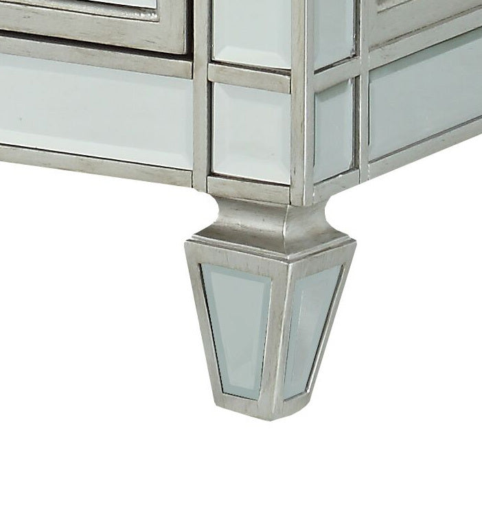 Varian Mirrored Nightstand - Grand Goldman Shop