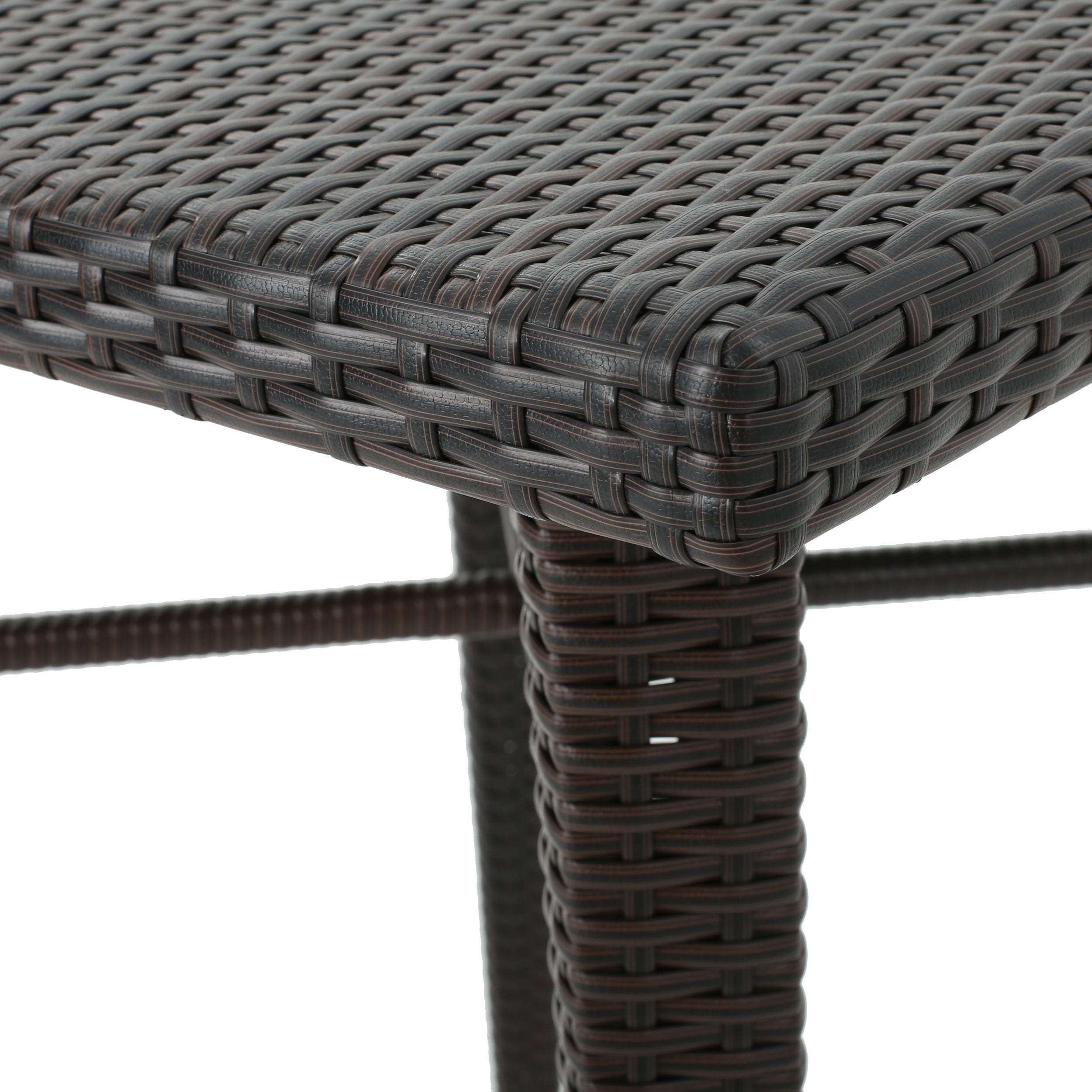 32' SQUARE WICKER BAR TABLE - Grand Goldman Shop