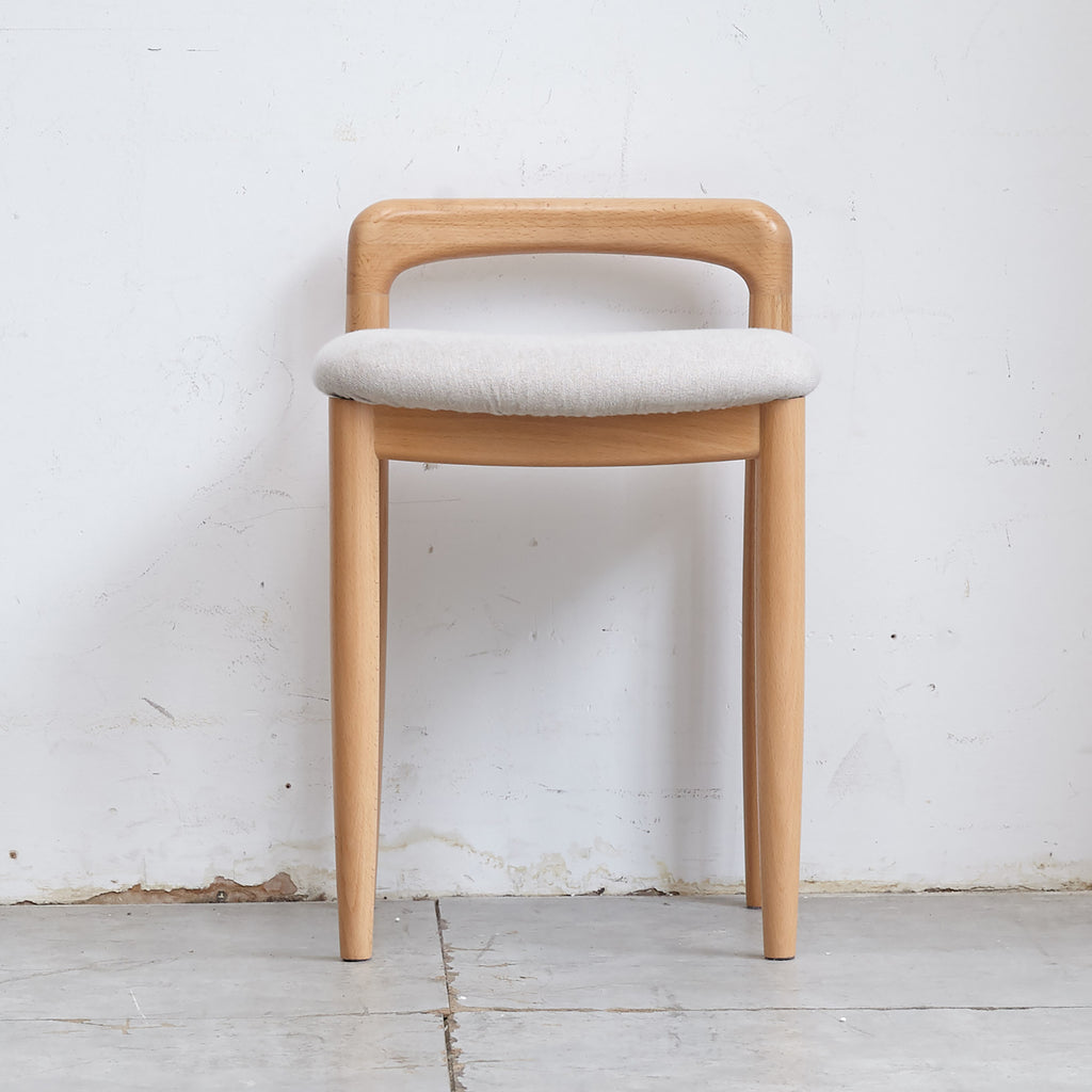 Natural Beech Wood Make-up Stool Bed Bench for Dining Room, Bedroom - Grand Goldman Shop