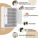 Shoe Cabinet with Doors, 6-Tier Shoe Storage Cabinet with Adjustable Shelves, Wooden Shoes Rack Shoe Storage Organizer for Entryway, Hallway, Closet, Living Room - Grand Goldman Shop