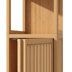 Large capacity multifunctional bamboo storage cabinet furniture for bathroom and living room - Grand Goldman Shop