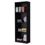 Dupree 2 Piece Home Bookcase set, 49' Wide with 9 Shelves ,  Living Room  Black | Premium Home Decor - Grand Goldman