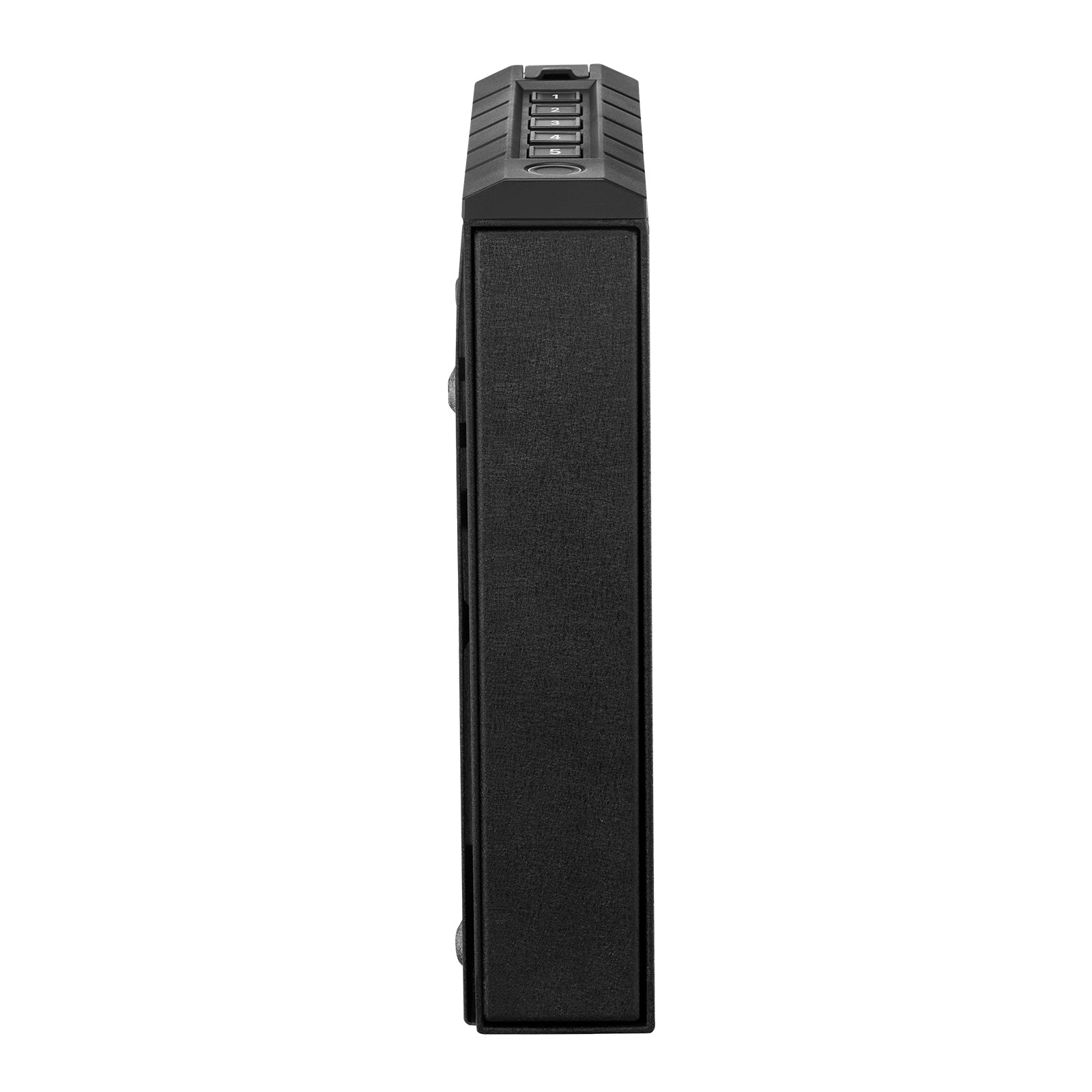 Gun Safe, Slider Handgun Gun Safe with Fingerprint/Password/Key, 3-Way Quick Access Firearm Case Box with Lighting for 1 Pist
