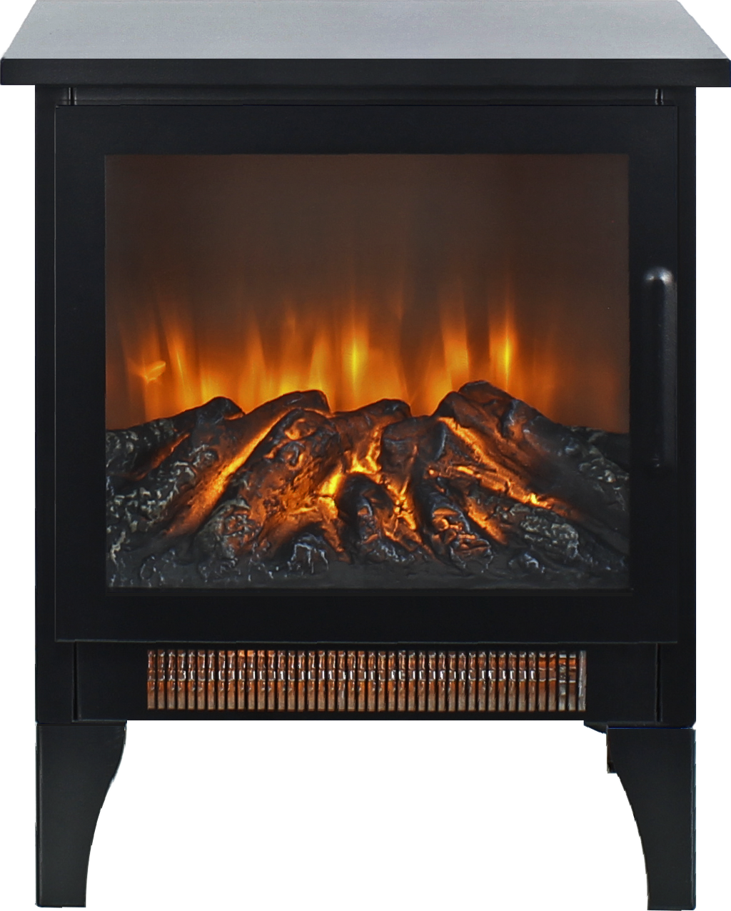 18 inch Freestanding Electric Fireplace Stove heater with 3D Flame effect - Grand Goldman Shop