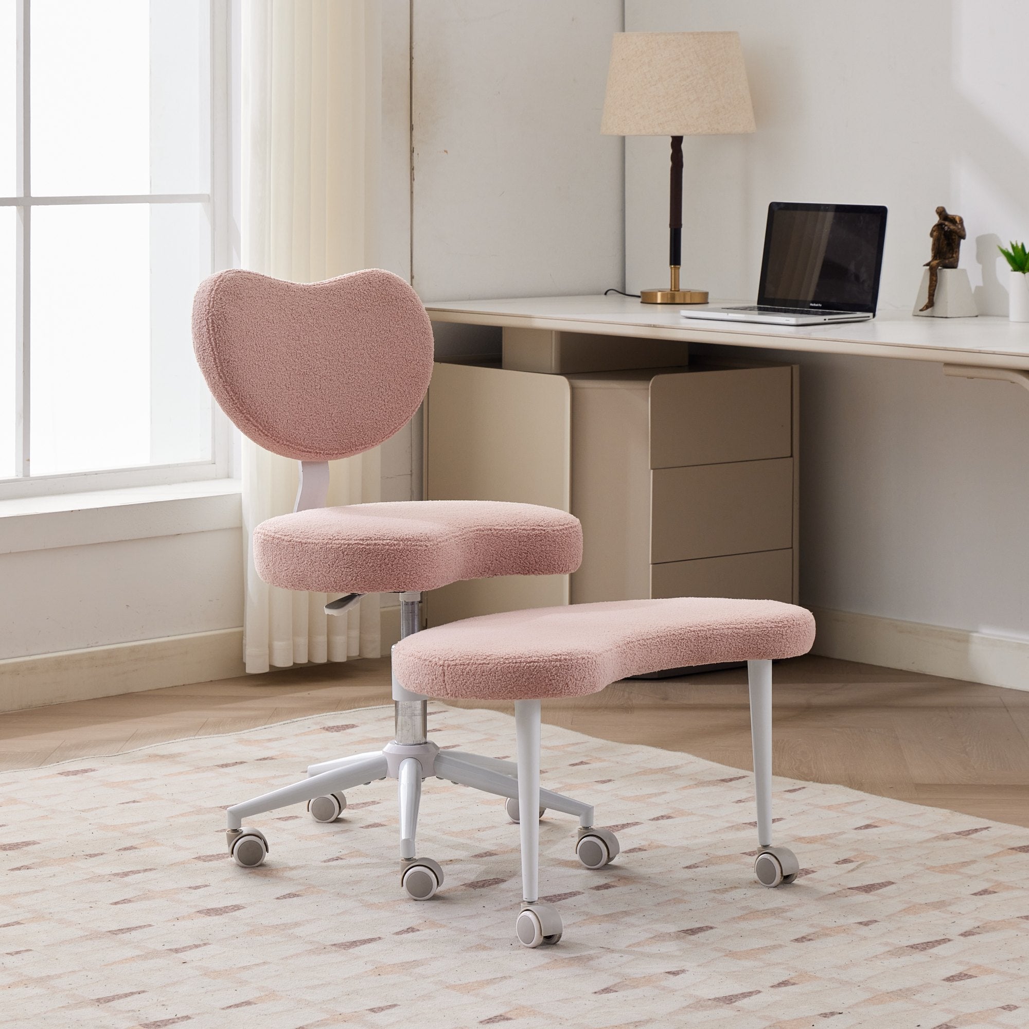 Meditation Chair Plus, Cross Legged Chair with Wheels, ADHD Chair, Criss Cross Desk Chair with Lumbar Support and Adjustable 