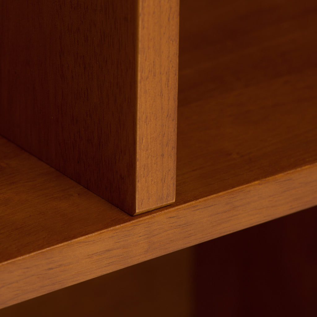 Draper Mid Century Wide Bookcase and Storage Unit - Grand Goldman