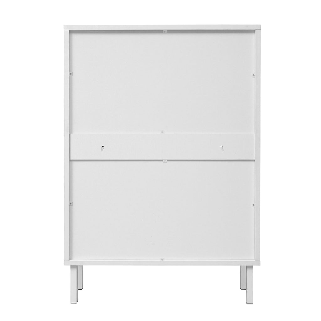 2 Door Shoe Rack, Rattan, Double Layer, Suitable for Living Room, Hallway - Grand Goldman Shop