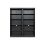 83' Tall Wood Bookcase Suite with light strip ,5-Tier Home Decor Bookcase Suite with Adjustable Shelves,Storage Organizer,Fre
