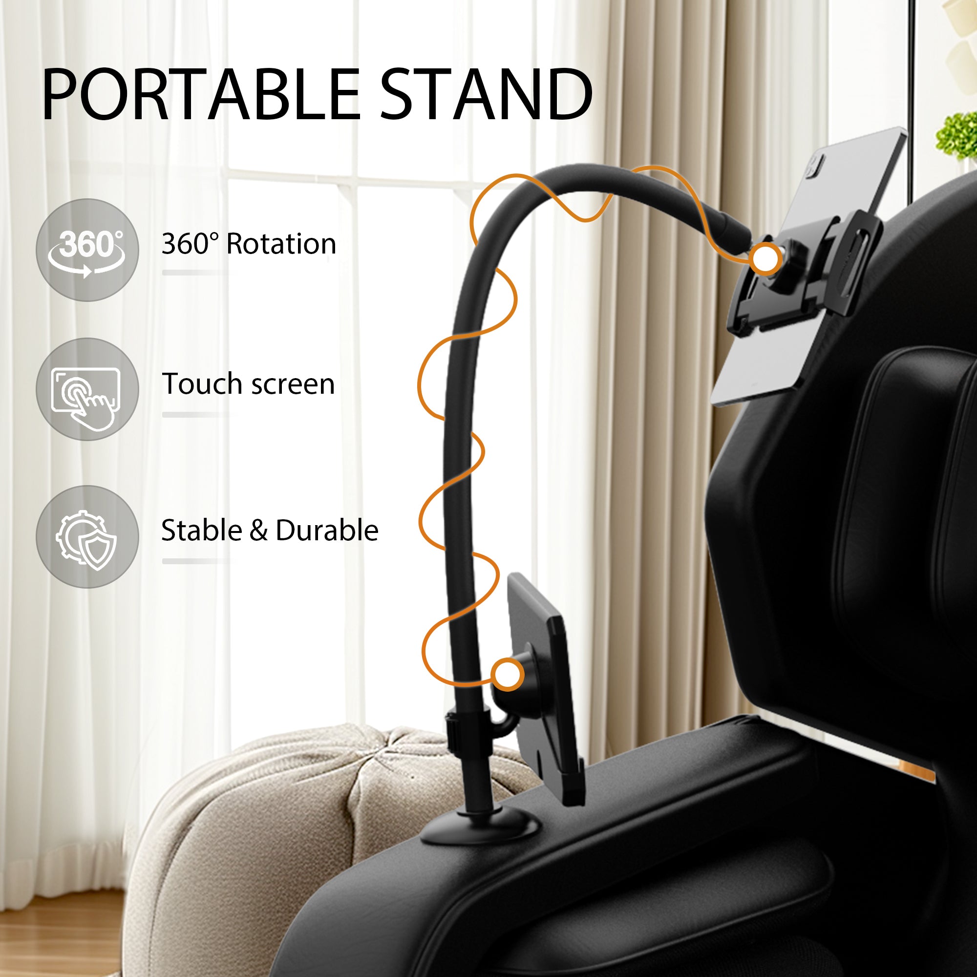 Massage Chair Recliner with Zero Gravity with Full Body Air Pressure - Grand Goldman Shop
