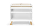 Livia Multi Purpose Changing Table White/Natural | Premium Home Decor - Grand Goldman