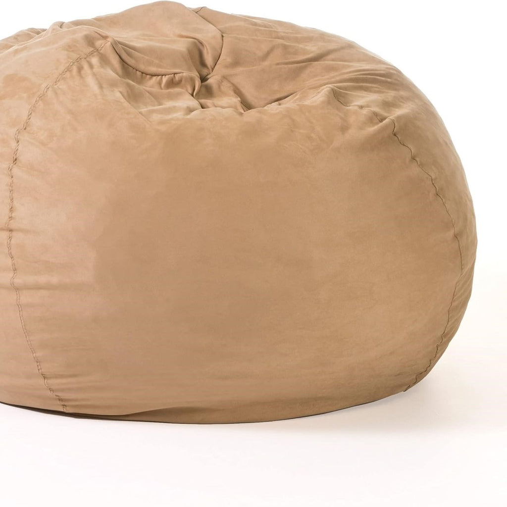 Comfortable High-Density Shredded Foam Bean Bag Chair with Removable Microsuede Cover, Tuscany - Grand Goldman Shop