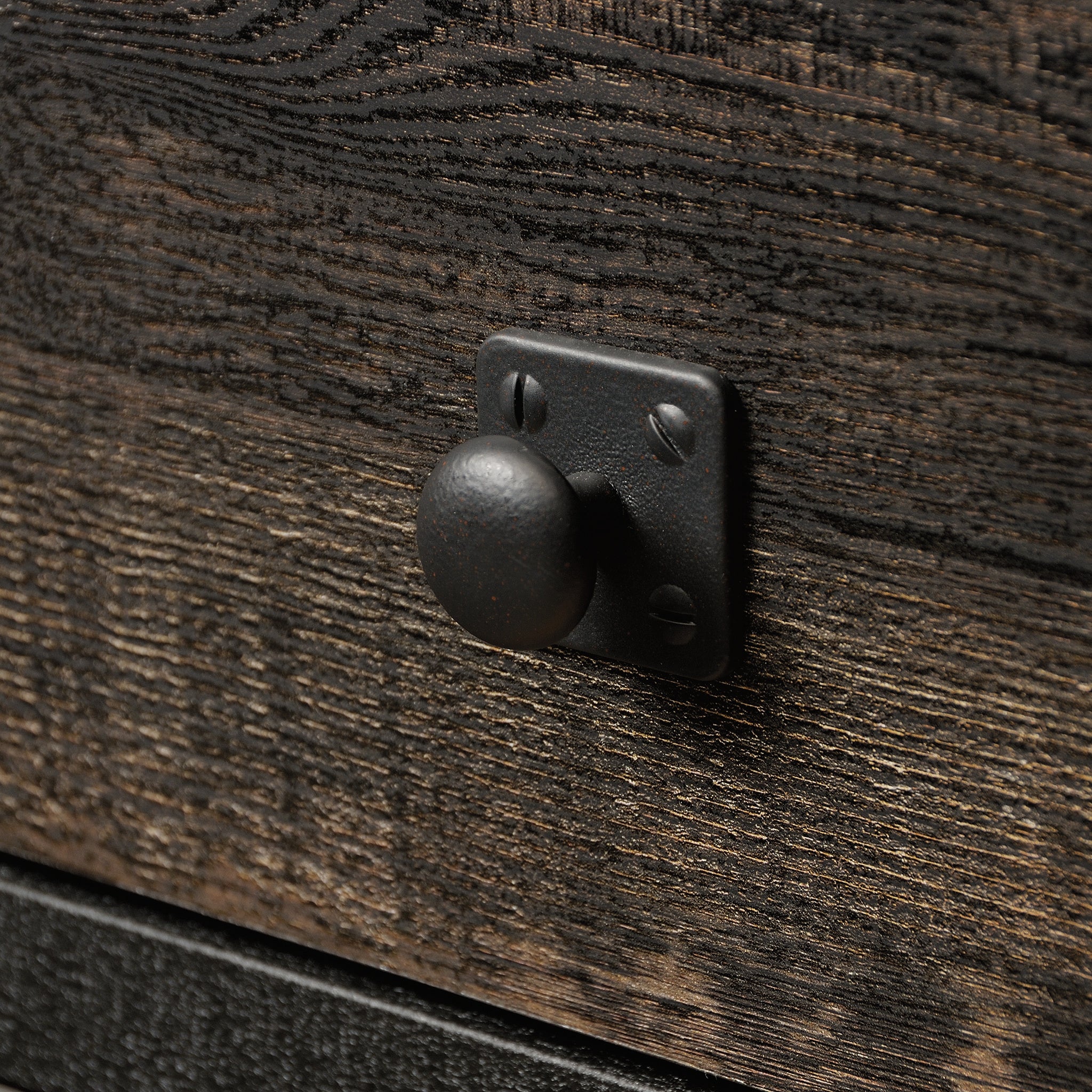 File Pedestal with Smooth-Glide Drawer, Dark Oak finish | Premium Home Decor - Grand Goldman