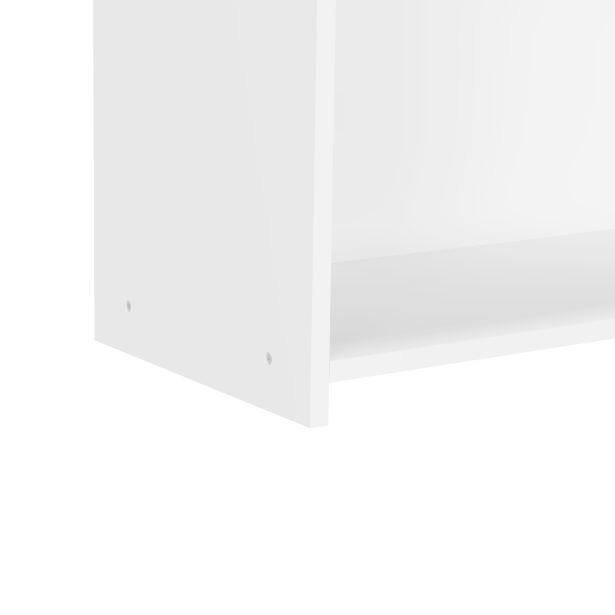 Kids Bookcase with 4 Compartments, White MDF Storage Shelf for Toys and Books, 31.5 x 11.8 x 23.6 inches - Grand Goldman