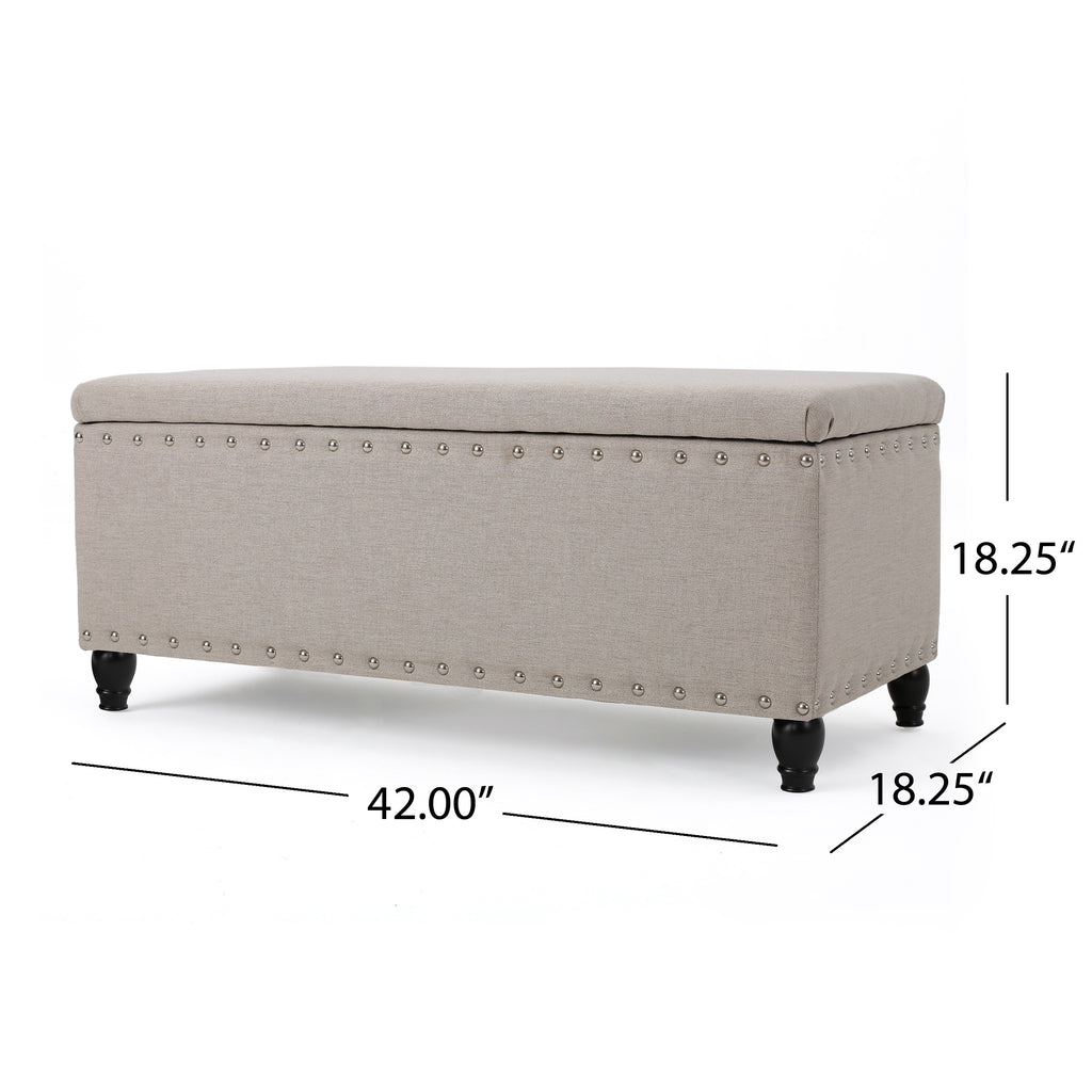 STORAGE OTTOMAN - Grand Goldman Shop